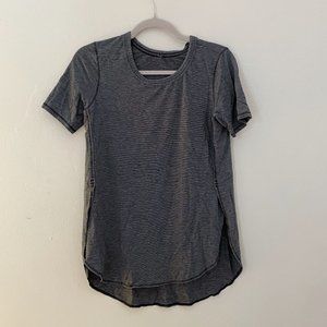 Lululemon Split Side Striped Top